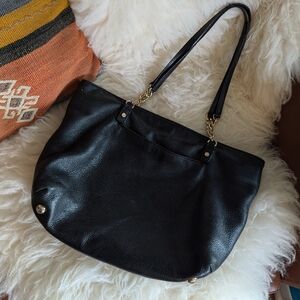Michael Kors Black Leather Bag